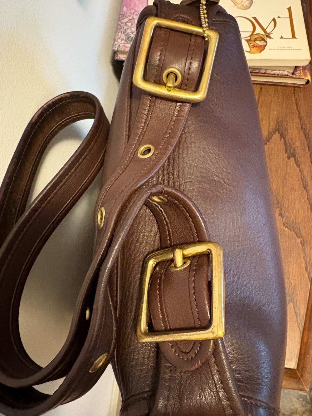 Coach Vintage 9525 Mahogany Stewardess Bag - Picture 4 of 14